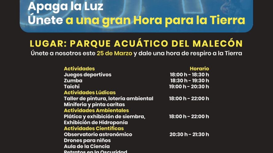 Únete a la Hora del Planeta