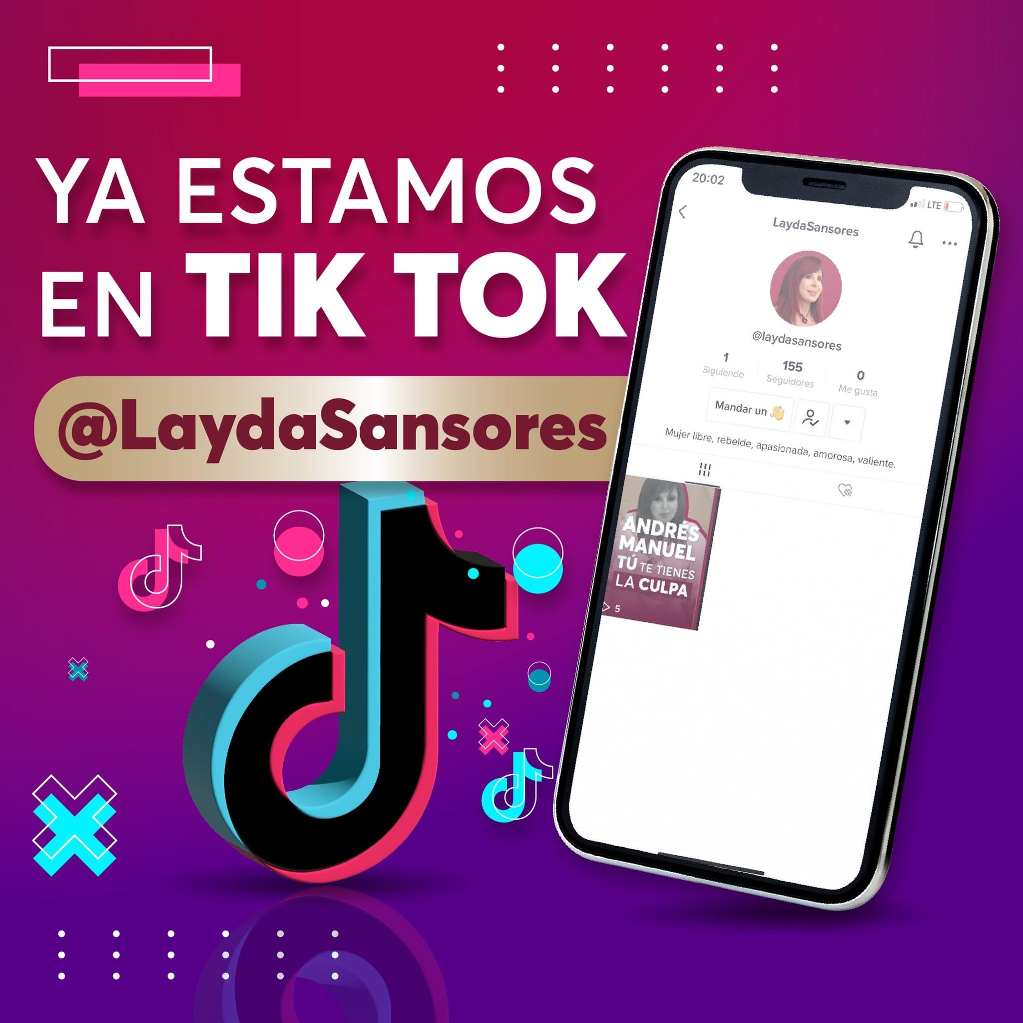 Les invito a seguirme en Tiktok
