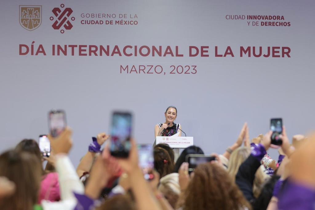 Claudia Sheinbaum en el Día Internacional de la Mujer