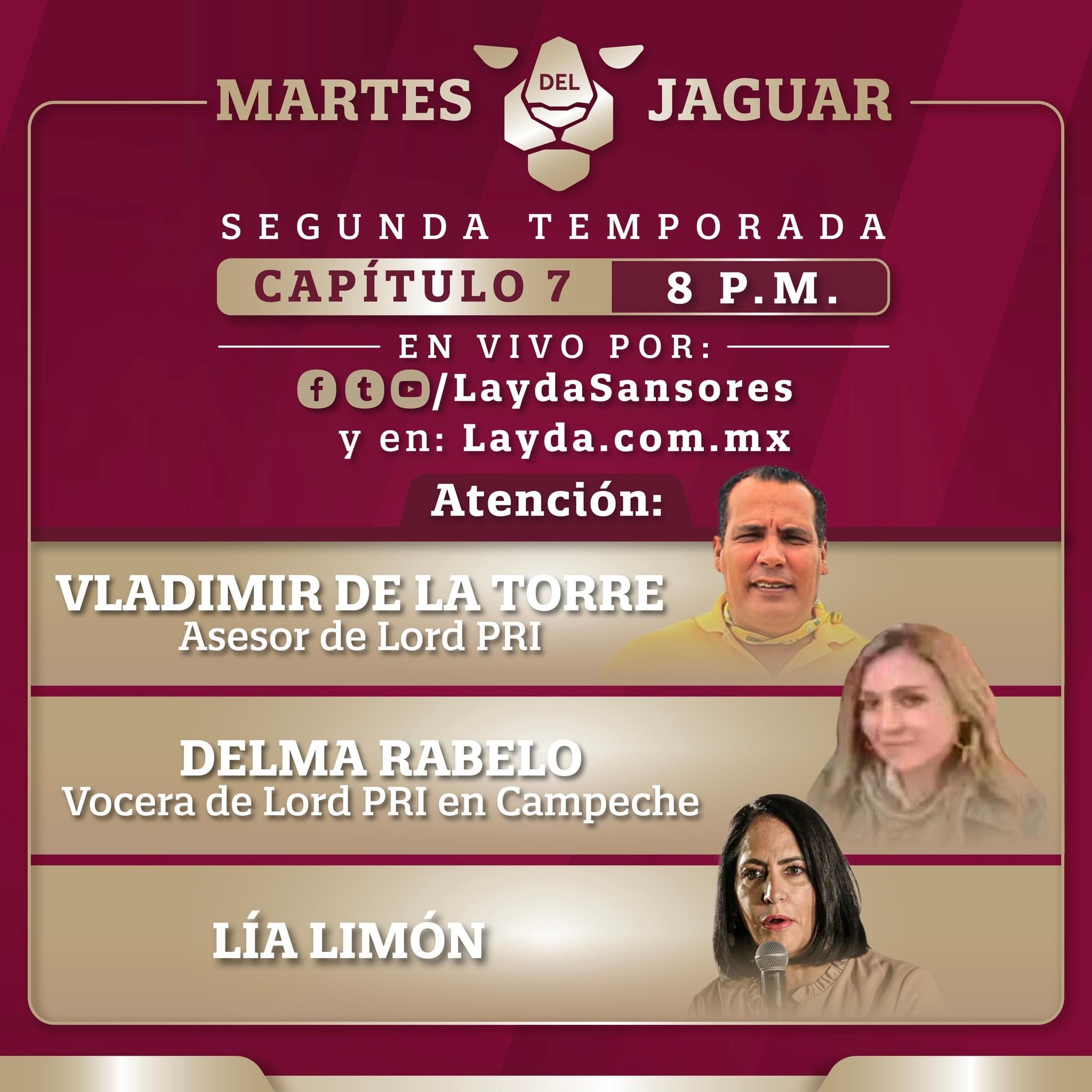 Hoy no se pierdan el Martes del Jaguar