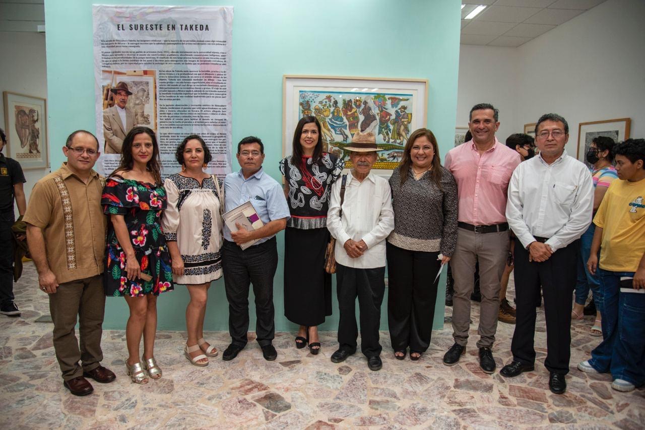 Reinaguración de la galería Domingo Pérez Piña