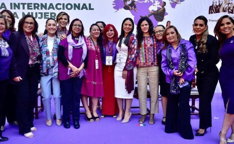 Acompañamos al presidente a la Conmemoración del Día Internacional de la Mujer