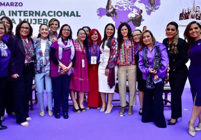Acompañamos al presidente a la Conmemoración del Día Internacional de la Mujer