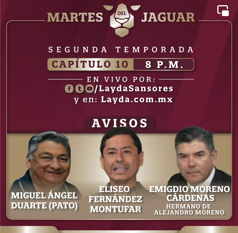 Nos vemos mañana en el Martes del Jaguar