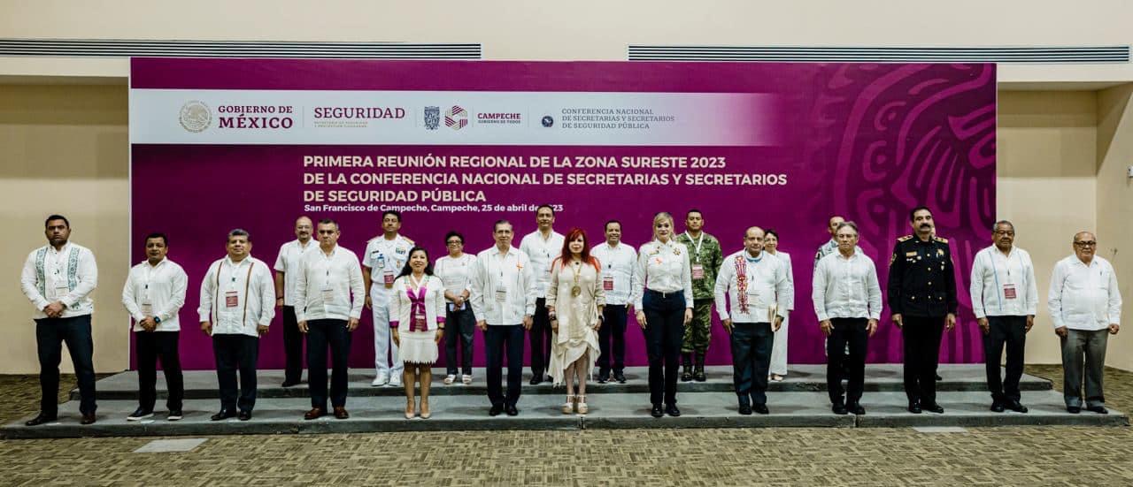1ª Reunión Regional de la Zona Sureste 2023, de la Conferencia Nacional de Secretarias y Secretarios de Seguridad Pública