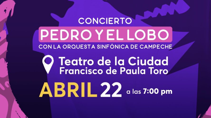 Asiste al concierto Pedro y el Lobo con la Orquesta Sinfónica de Campeche