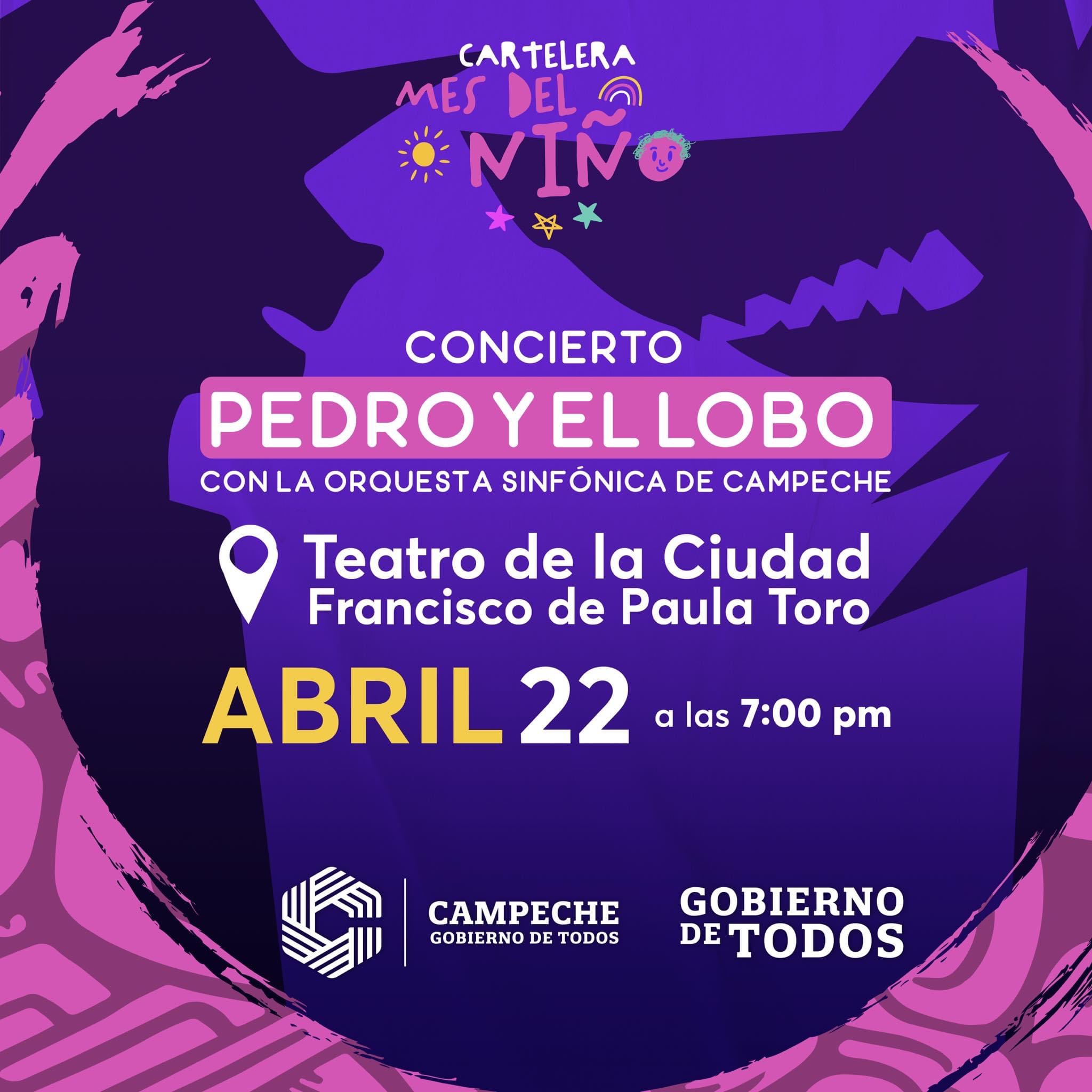 Asiste al concierto Pedro y el Lobo con la Orquesta Sinfónica de Campeche