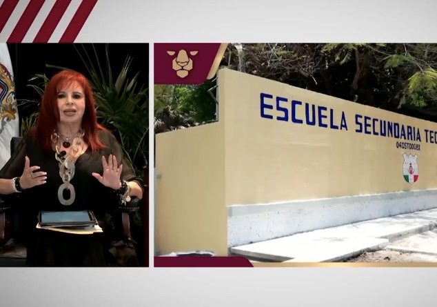 Se concluyeron los trabajos en la Secundaria Técnica No. 8, en Lerma.