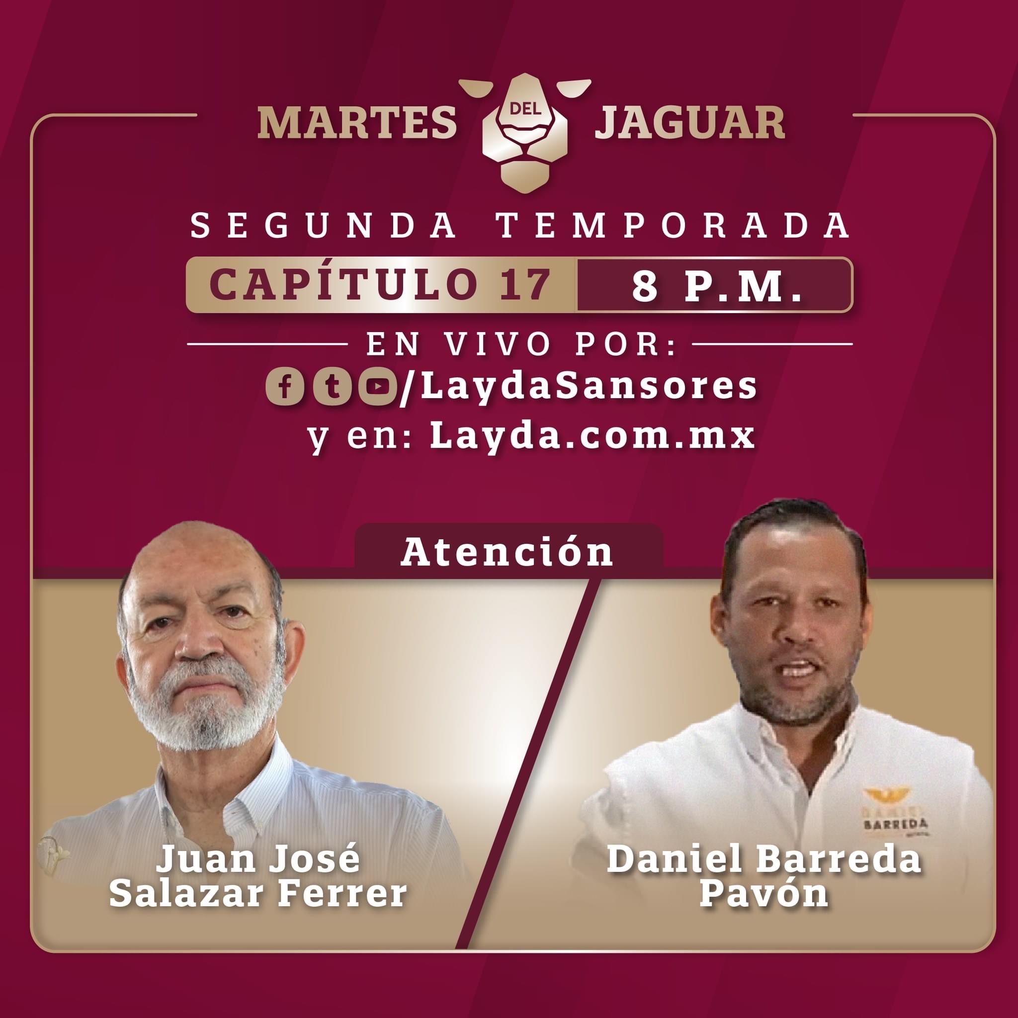 Hoy no se pierdan el Martes del Jaguar