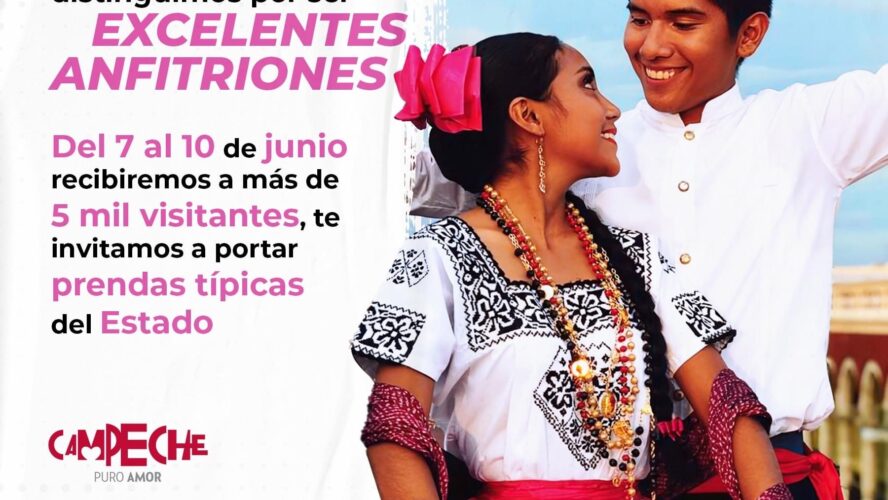 Porta con orgullo tu traje campechano durante el Congreso Mexicano del Petróleo