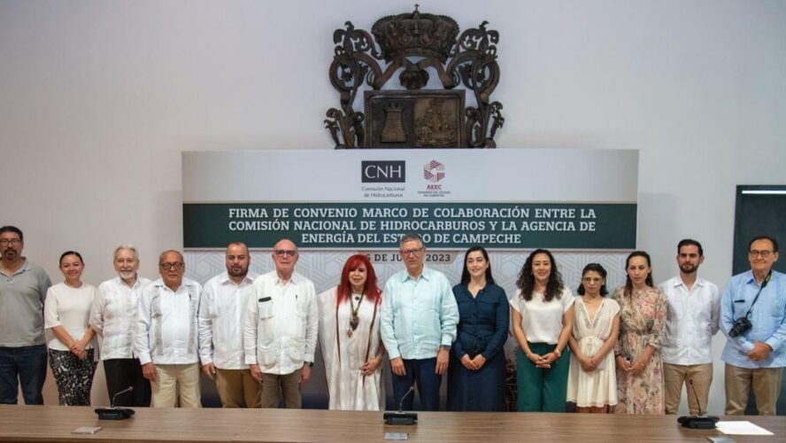 Firma de Convenio Marco de Colaboración entre la Comisión Nacional de Hidrocarburos y la Agencia de Energía del Estado de Campeche