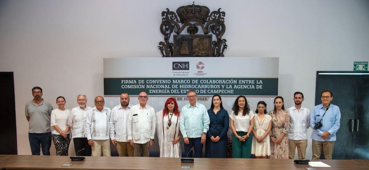 Firma de Convenio Marco de Colaboración entre la Comisión Nacional de Hidrocarburos y la Agencia de Energía del Estado de Campeche