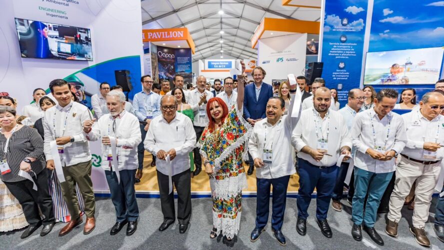 Orgullosa de inaugurar el pabellón holandés