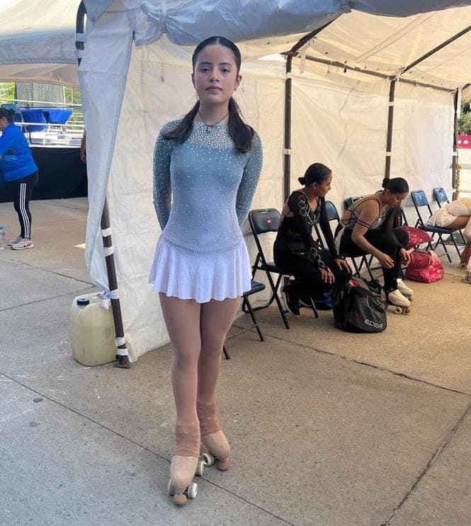 Tenemos a la primera campechana que participa en los Nacionales CONADE de Patinaje Artístico