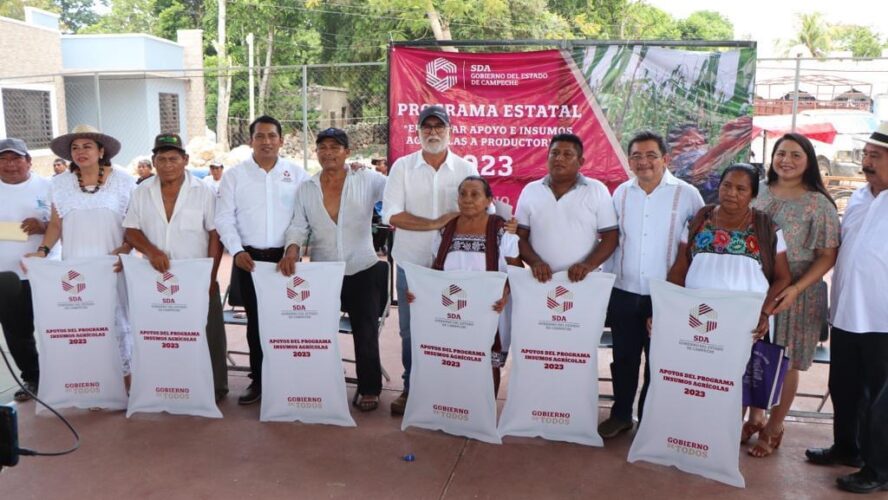 Programa Estatal “Entregar apoyos e insumos agrícolas a productores”