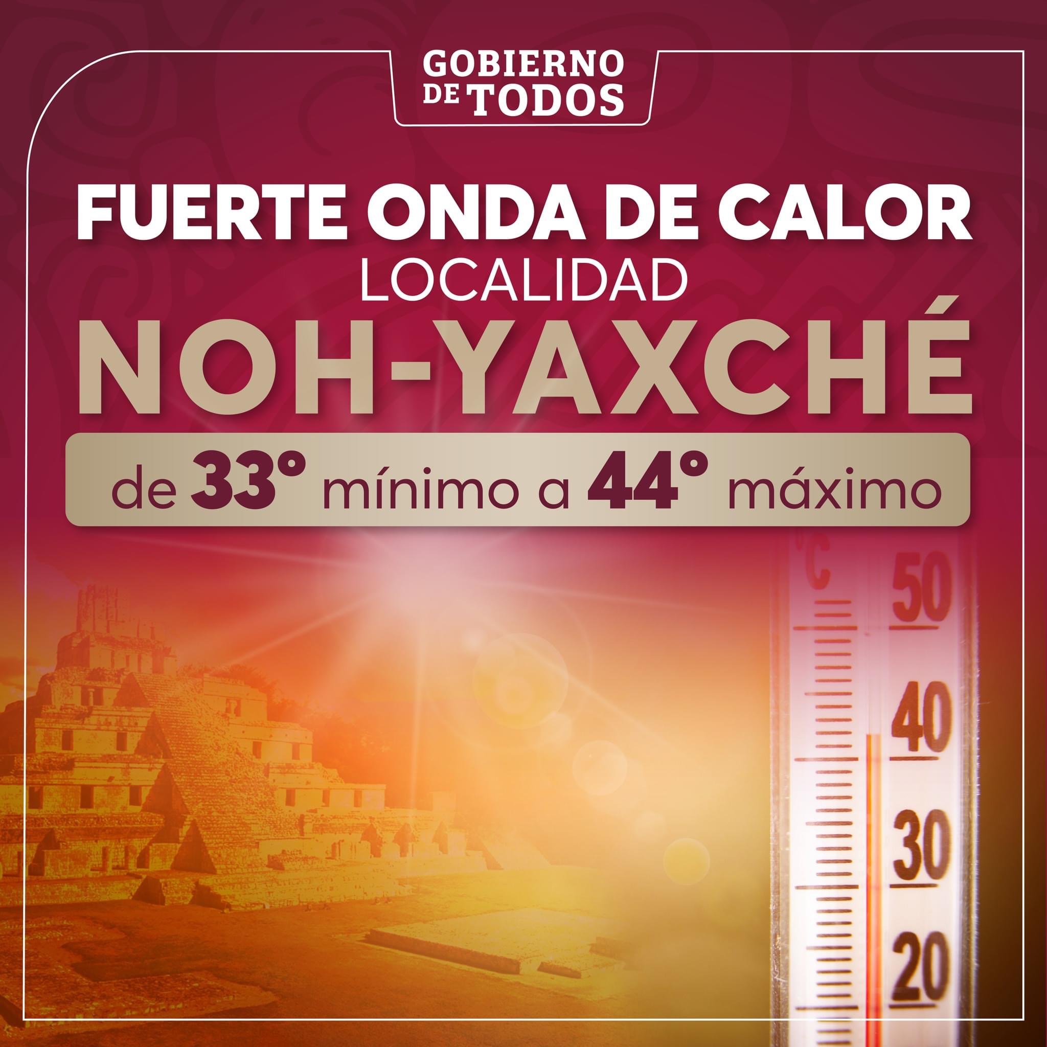 Tomen sus precauciones por las altas temperaturas