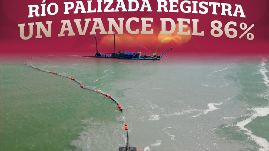 El dragado del Río Palizada avanza