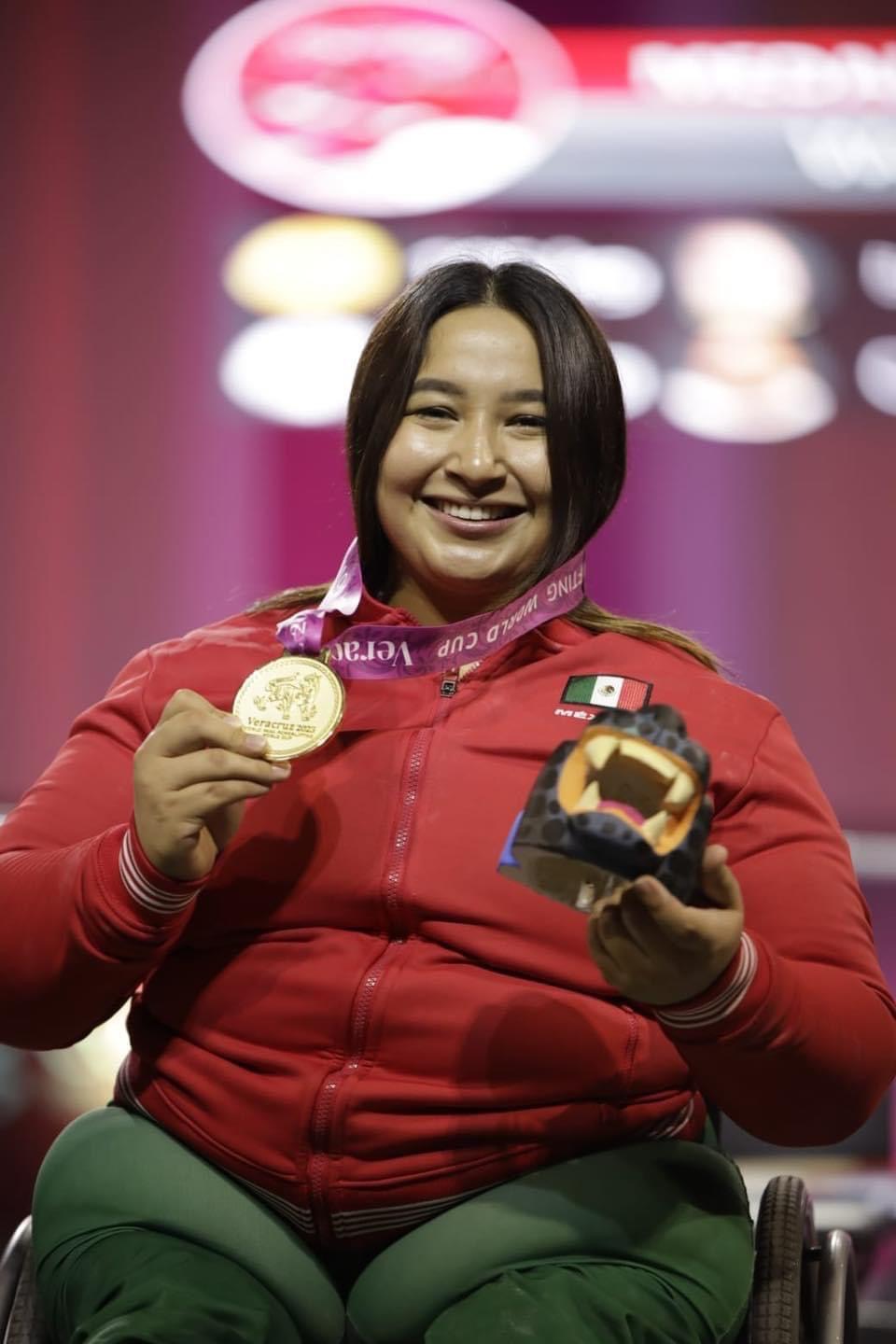 Dos medallas de oro para la atleta campechana en el World Para Powerlifting