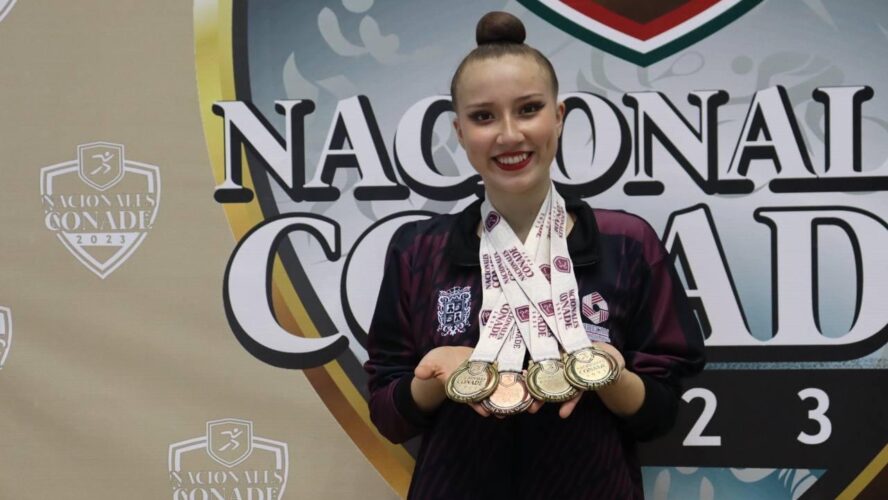 Deportista Valentina Moya logra 5 medallas en los Nacionales CONADE 2023