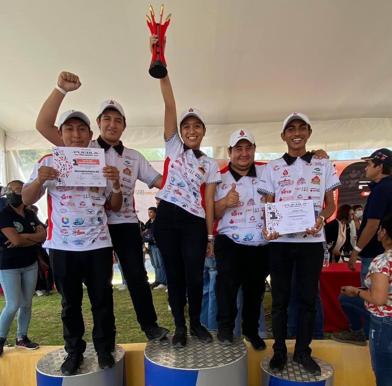 México estará representado por el equipo Escudería Fénix 3G, del Conalep Campeche.