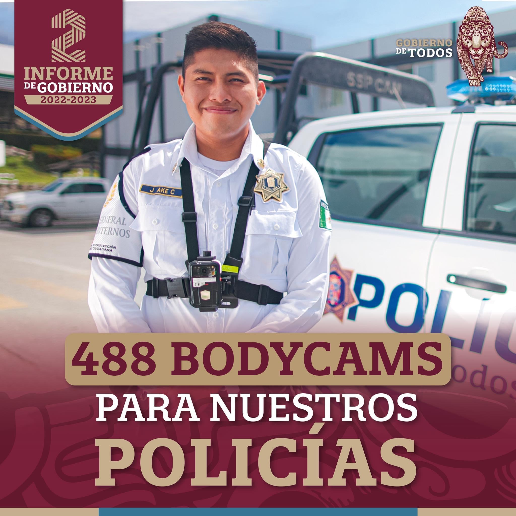 Bodycams para nuestros policías