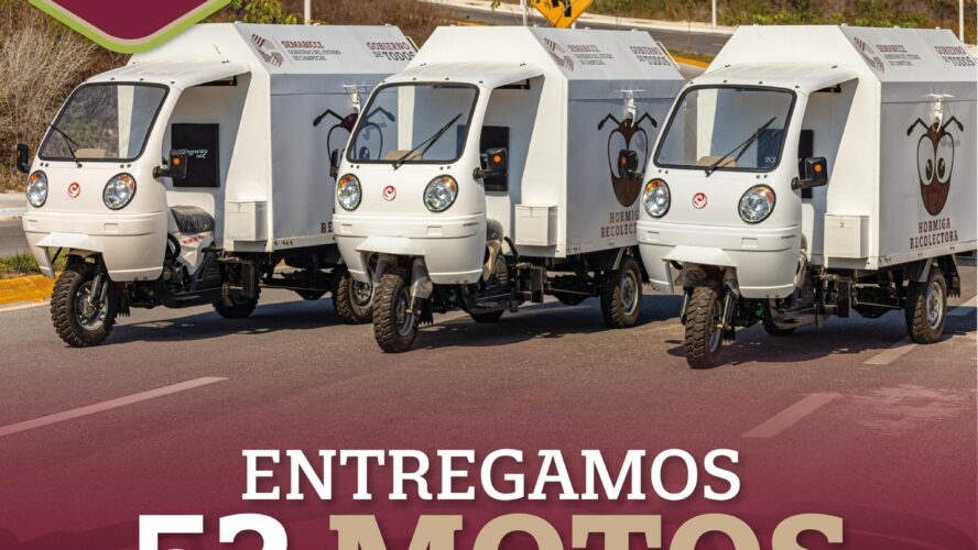 Entregamos 52 motos recolectoras