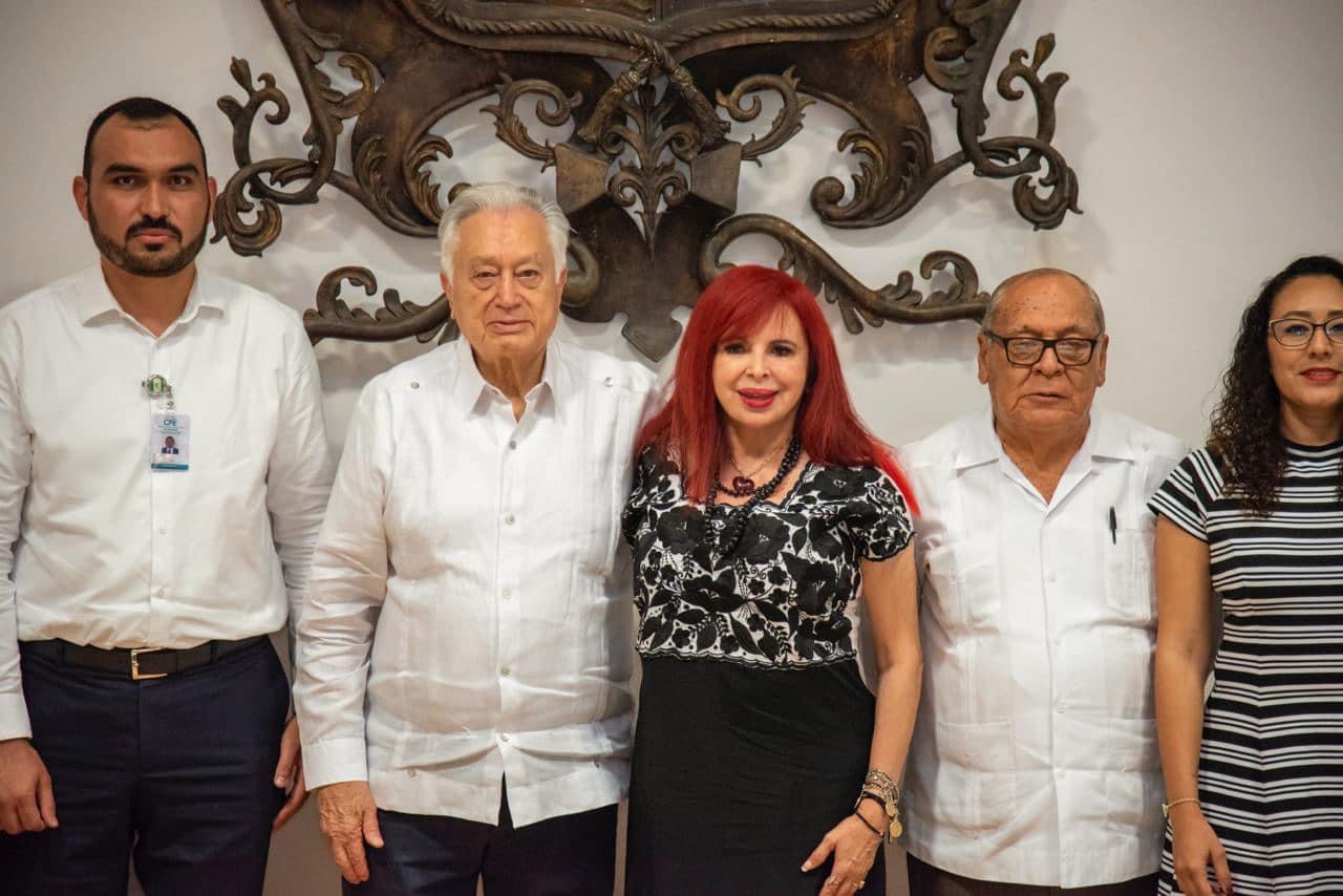 Visita del licenciado Manuel Bartlett en Campeche
