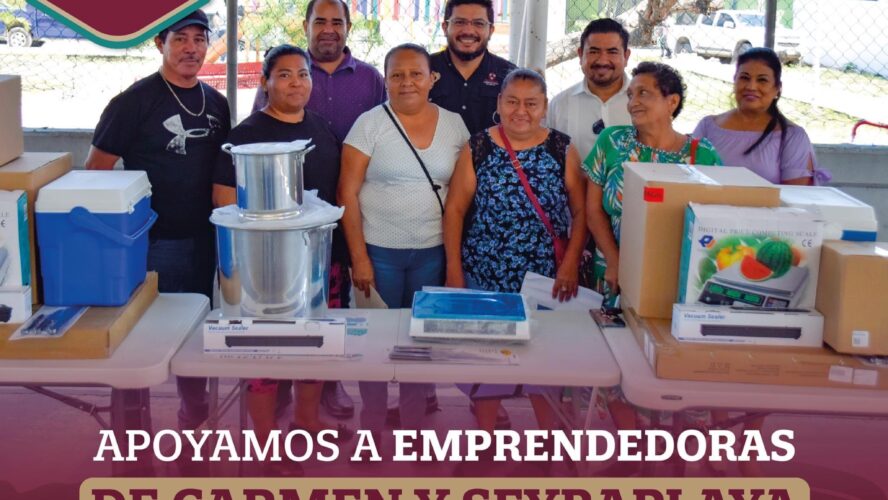 Apoyamos a emprendedoras de Ciudad del Carmen y Seybaplaya a través del Programa Con la Pesca la Mujer Prospera