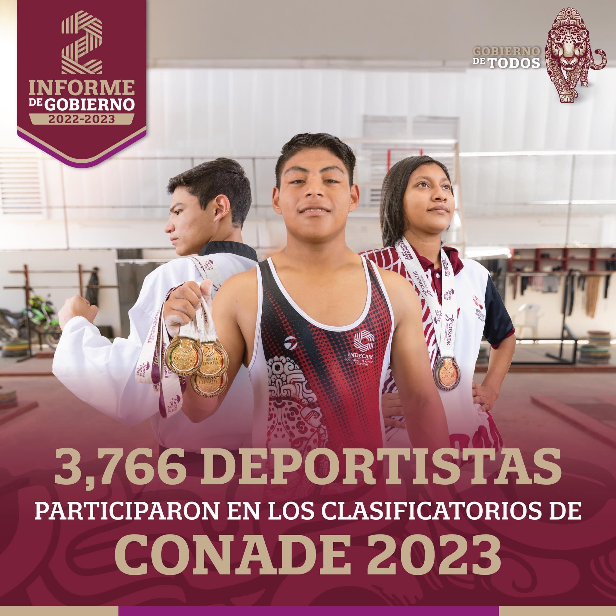 Deportistas participaron en los clasificatorios de CONADE 2023