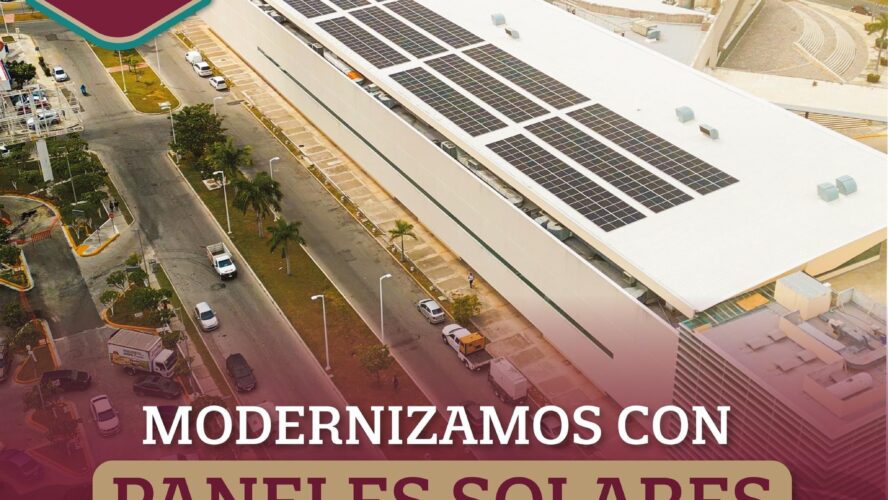 Modernizamos con paneles solares el Centro de Convenciones y Palacio de Gobierno