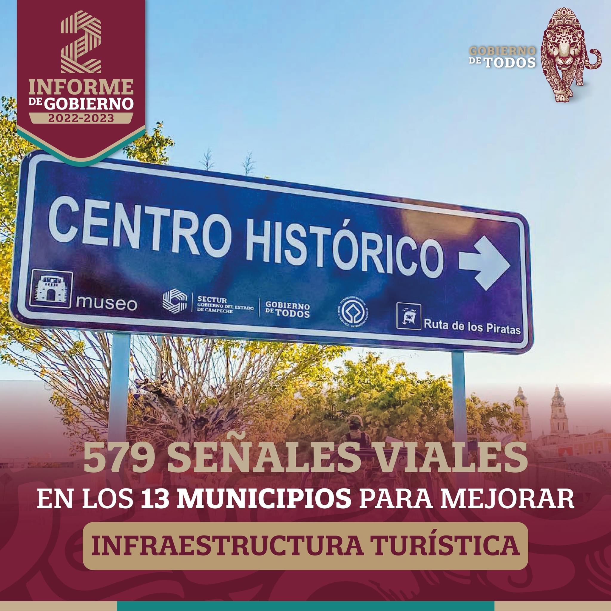 Señales viales en los 13 municipios para mejorar infraestructura turística