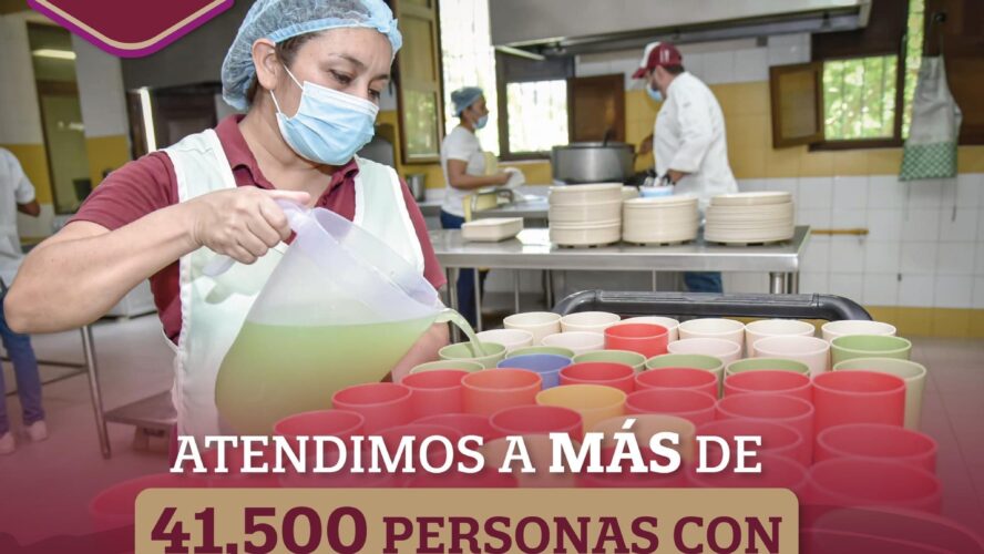 Atendimos a más de 41,500 personas con asistencia social alimentaria