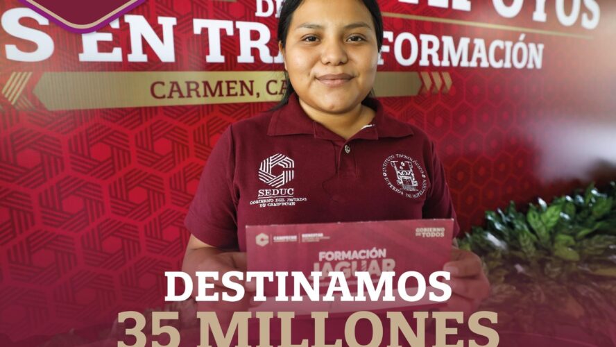 Destinamos 35 millones en la educación de nuestros niños y jóvenes