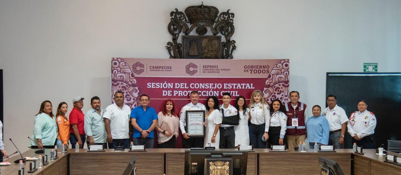 Sesión del Consejo Estatal de Protección Civil