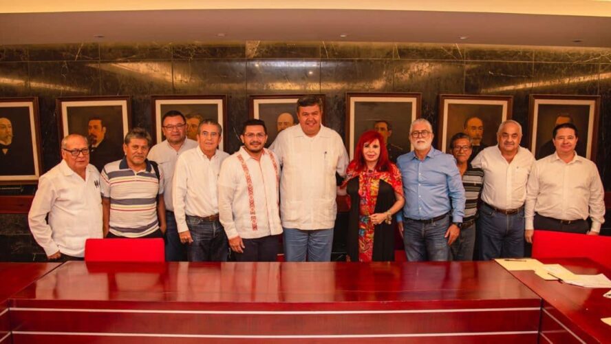 Reunión de trabajo con Octavio Aldama, titular de Conapesca