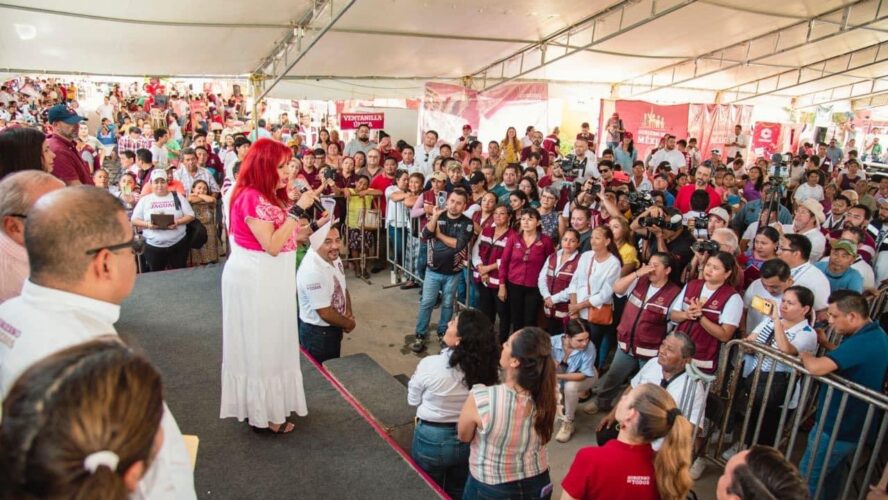 Caravana del Jaguar en Leovigildo Gómez