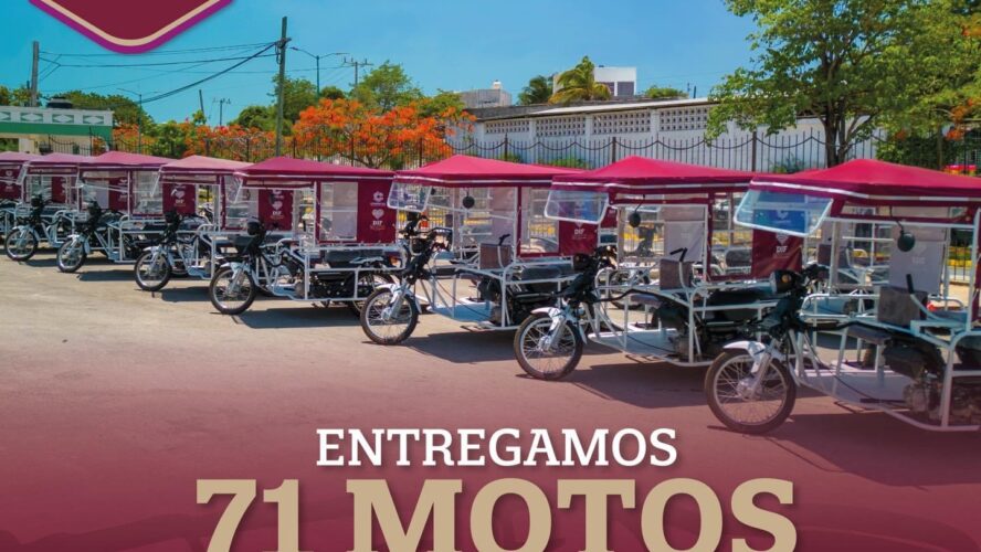 Entregamos motos adaptadas para personas con discapacidad