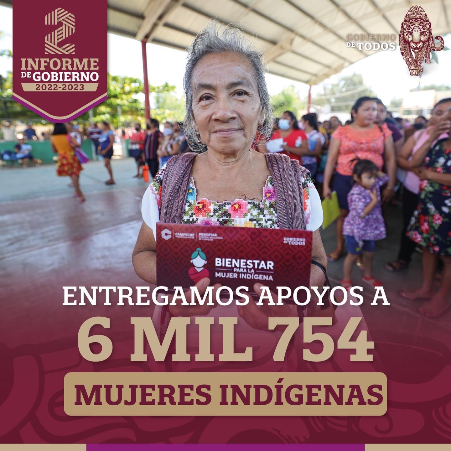 Entregamos apoyos a mujeres indígenas