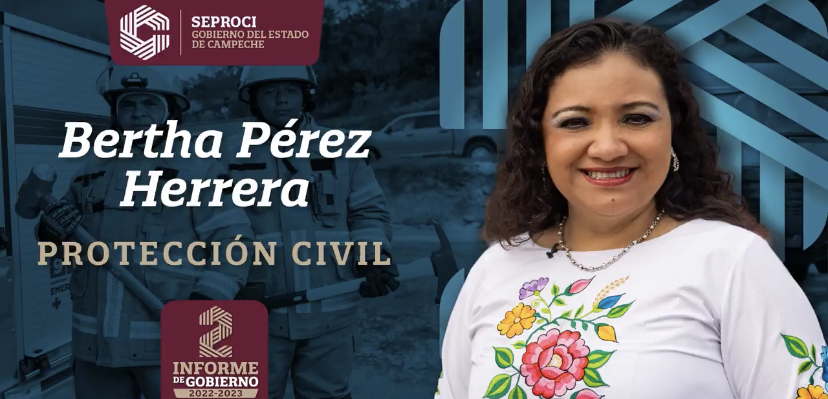 Bertha Pérez Herrera: Protección Civil