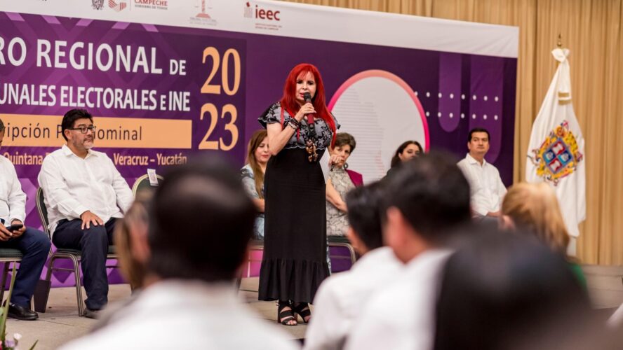 Inauguración del Encuentro Regional de Institutos, Tribunales Electorales e INE 2023