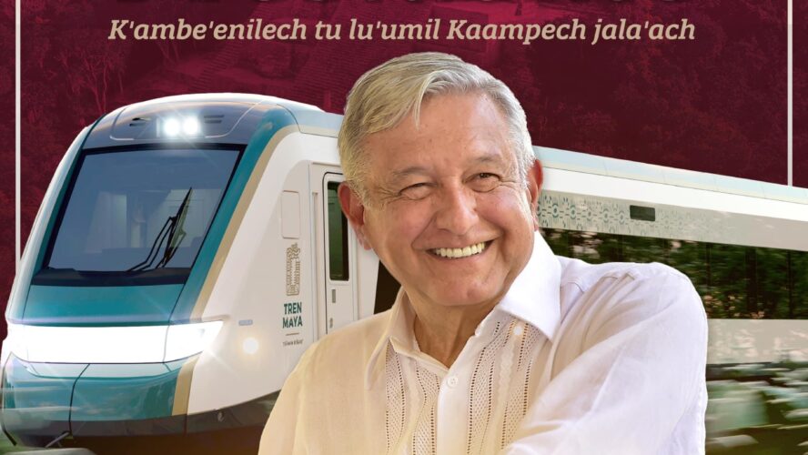 Bienvenido a Campeche querido presidente