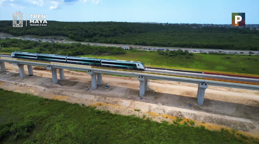 La prueba dinámica del Tren Maya fue una hermosa experiencia