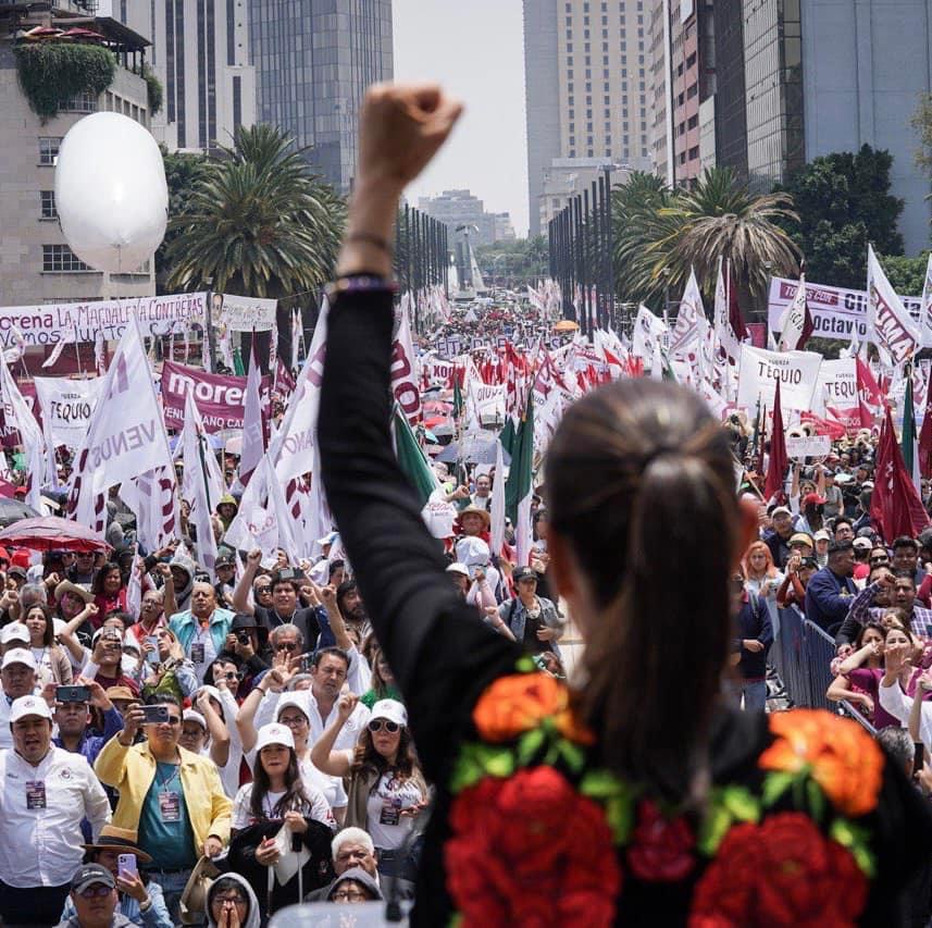 Felicidades por el triunfo Claudia Sheinbaum