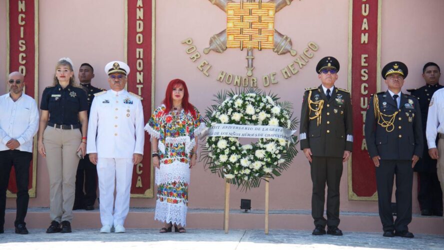 Ceremonia de conmemoración del 176 Aniversario de la Gesta Heroica de Chapultepec