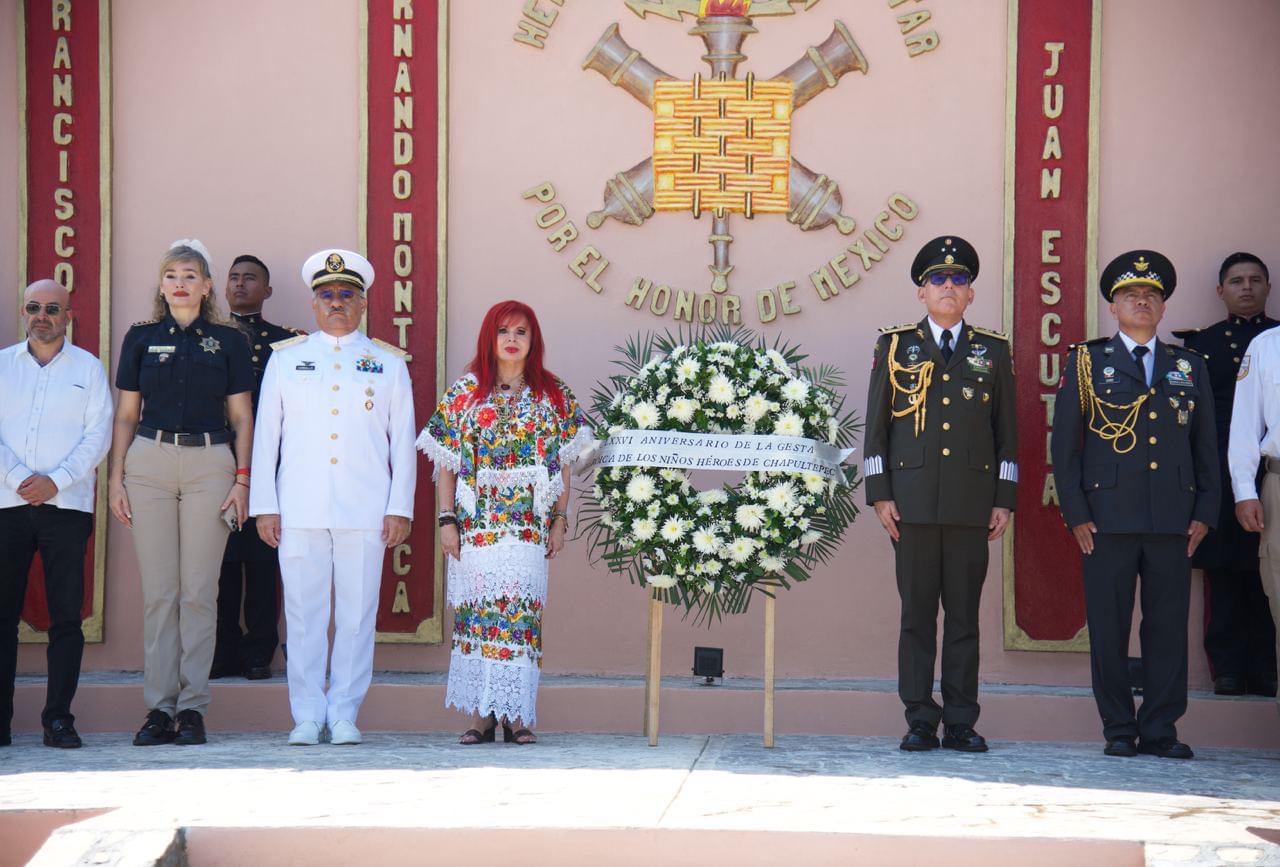 Ceremonia de conmemoración del 176 Aniversario de la Gesta Heroica de Chapultepec