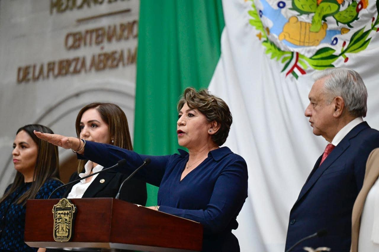 Toma de protesta de Delfina Gómez Álvarez