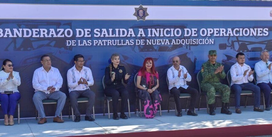 Banderazo de salida e inicio de operaciones de las patrullas de nueva adquisición