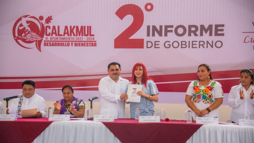 Informe de Gobierno del alcalde de Calakmul
