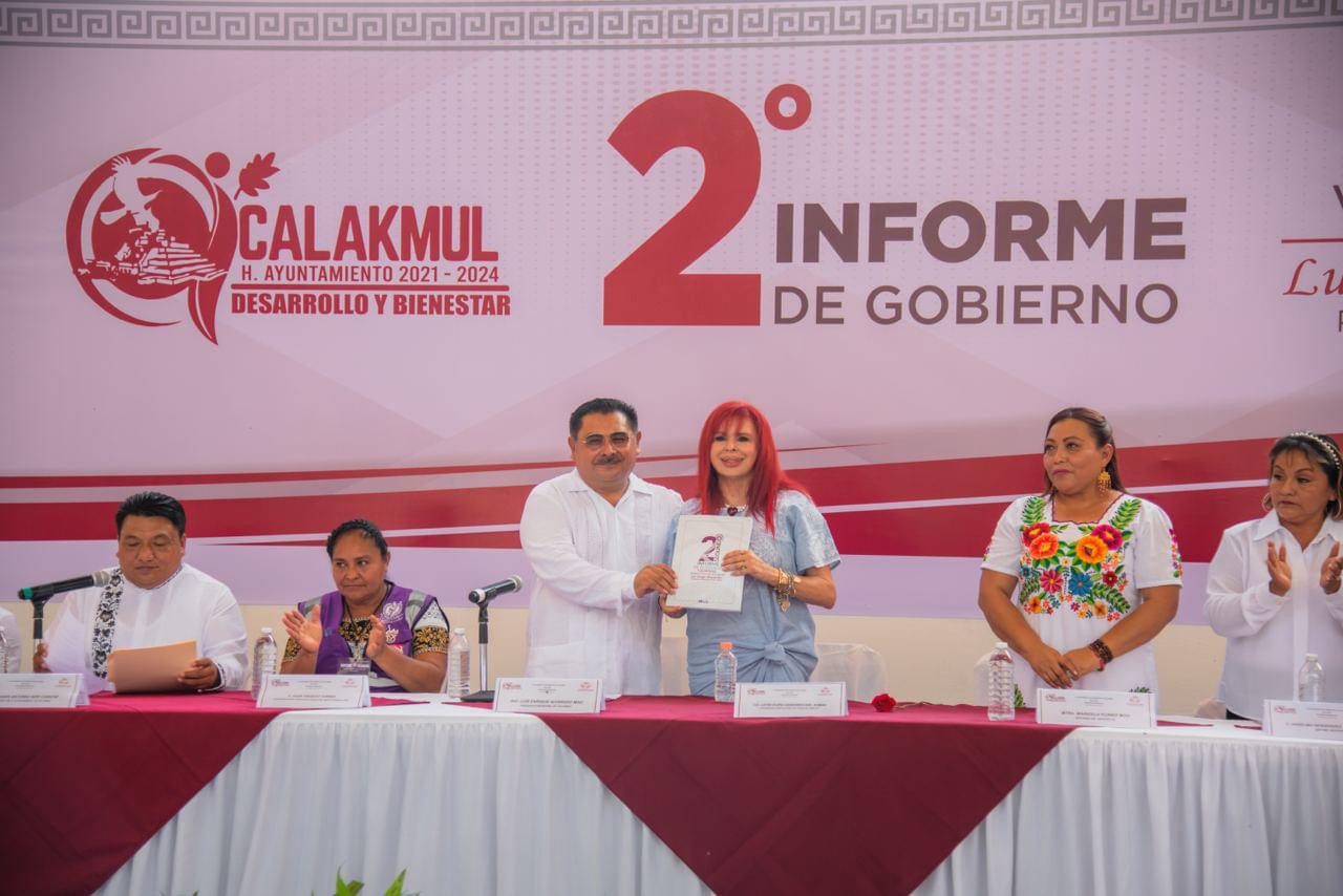 Informe de Gobierno del alcalde de Calakmul