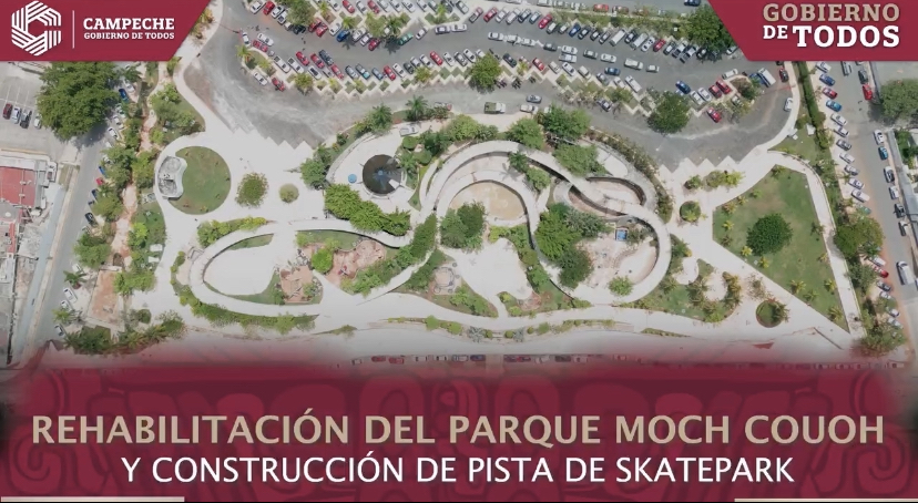 Rehabilitación del Parque Moch Couoh y construcción de pista de skatepark